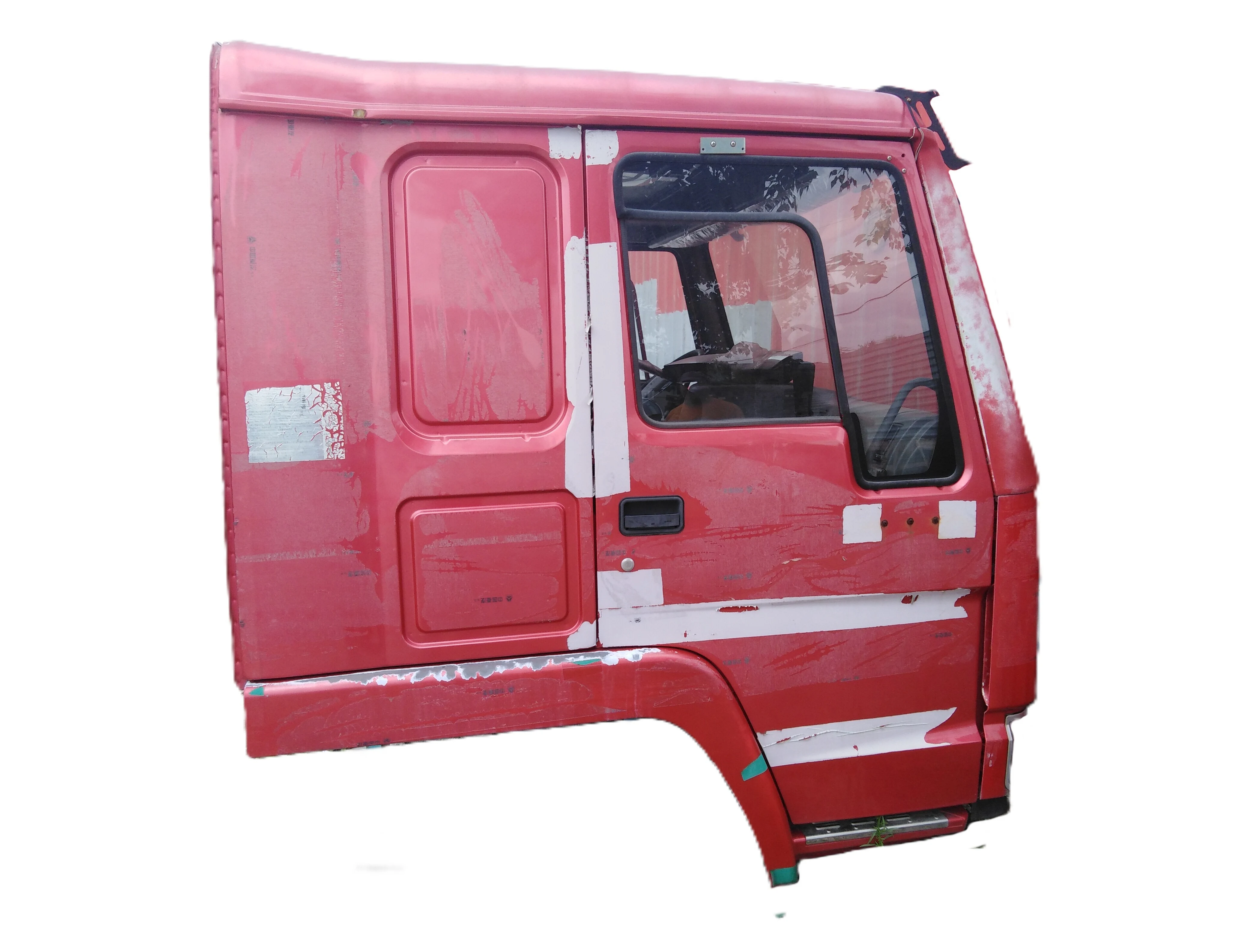 Кабина самосвала Howo A5 (красная)