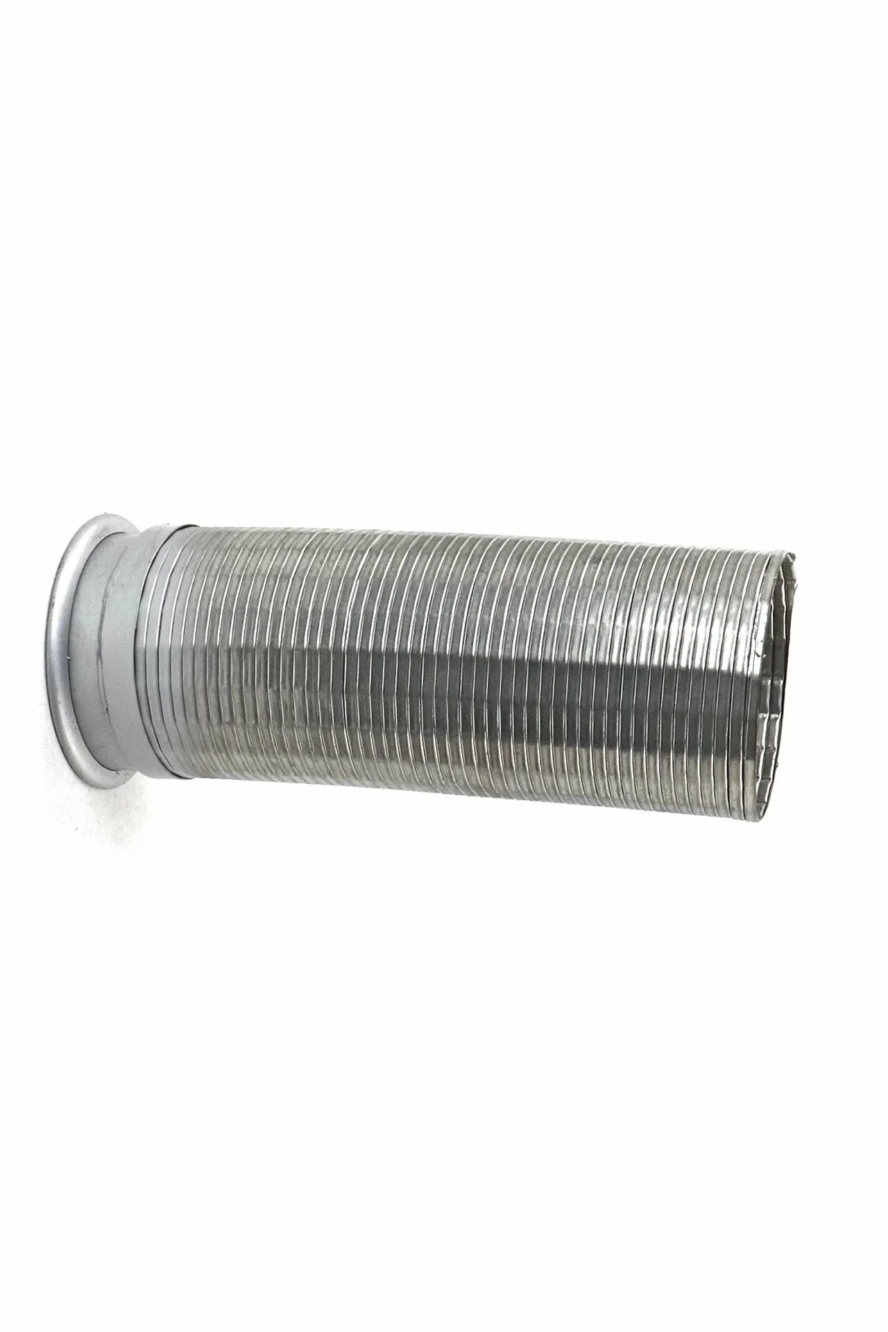 Гофра выхлопная L=350 (прямая) D145 d125 (фланец - круг) + без флянца